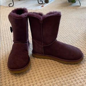 Deep purple Ugg boots